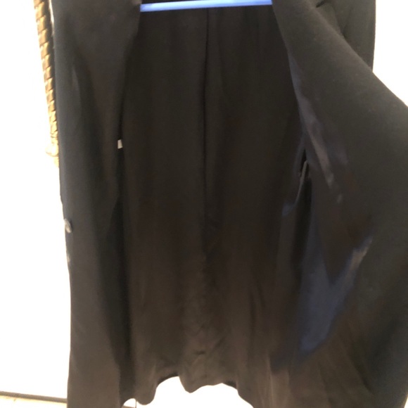Women’s 💯% CASHMERE Coat in black size 14.🧥 - Picture 4 of 5